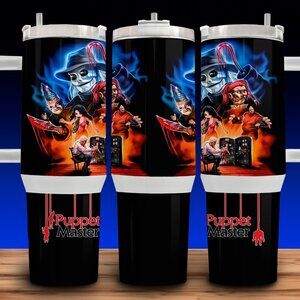 40oz Puppet Master 80s Horror Movie Cup Mug Tumbler